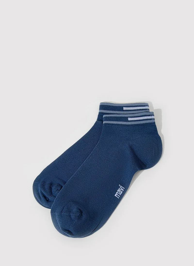 MAVI Blue Ankle Socks